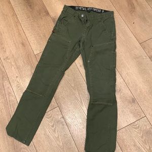 Maven Slim Green Dovetail Work Pants